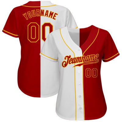 Custom Baseball Team Uniform with Custom Name Number Embroidered