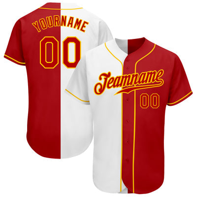 Custom Baseball Team Uniform with Custom Name Number Embroidered
