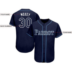 Custom Button Down Baseball Jersey Embroidered Name Number