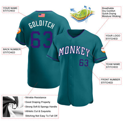 Custom Baseball Team Uniform with Custom Text and Number