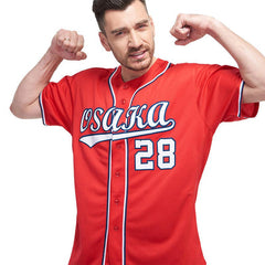 Custom Baseball Shirt with Team Name and Logo for Sports Fans