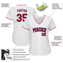 Varsity Style Custom Baseball Uniform with Player Name and Number