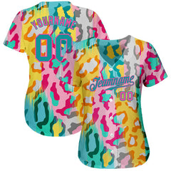 Custom Baseball Team Uniform with Custom Text and Number for Cheer Teams