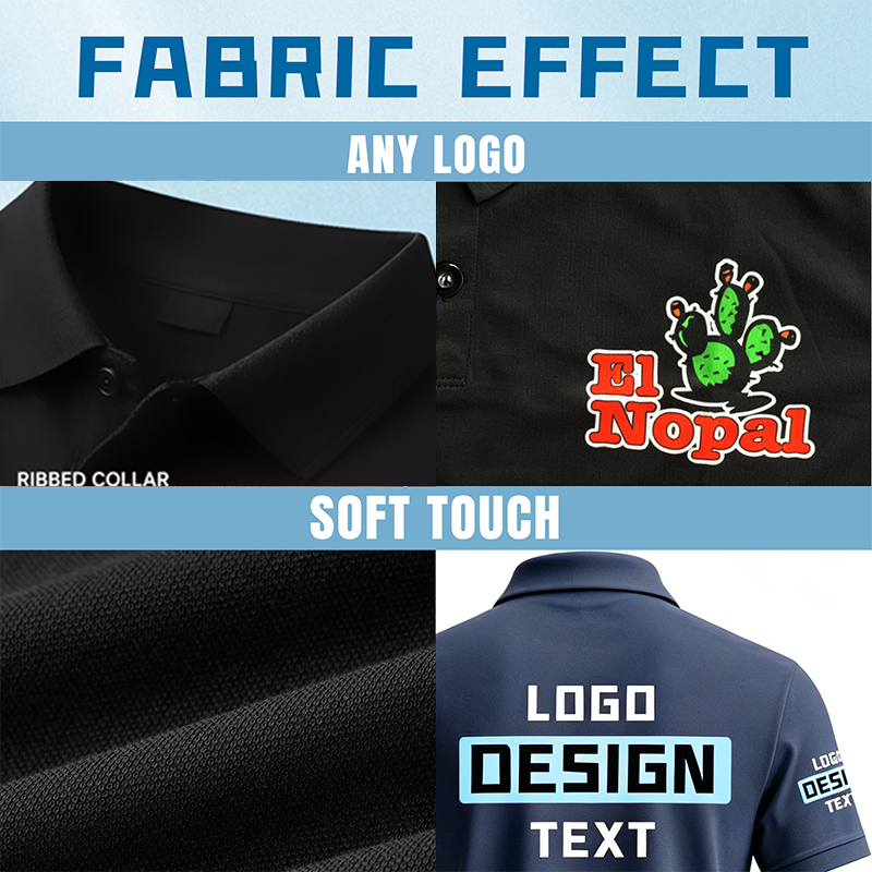 Custom Printed Polo Team Uniform with Printed Logo Name for Men Women Youth