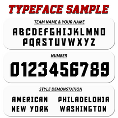 Stitched Printed Name Number Logo Personalized American Football Jersey with Name